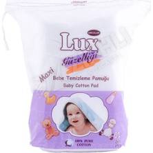 Lux 60 lı Bebe Temizleme Pamuğu Karma Cilt Tipine Uygun Maxi Özellikli