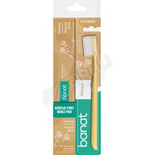 2 Adet Banat Misvak Orta Diş Fırçası + 50 ml Macun Set
