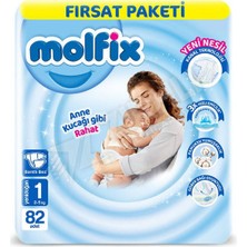 4 Adet Molfix Fırsat Paketi (1 No) Yenidoğan 82 Li