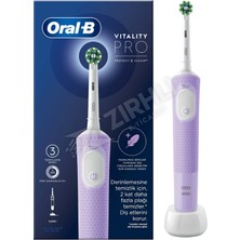 2 Adet Oral-B Diş Fırçası Şarj Edilebilir Vıtalıty Pro Lilac