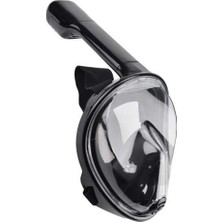 Pearl Shop Yüz Dalış Maskesi, Unisex, Siyah, L-Xl