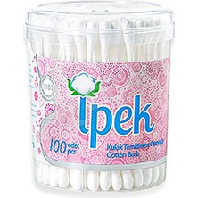 İpek 2 Adet Ipek Kulak Pamuğu 100  Yuvarlak