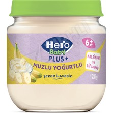 3 Adet Hero Baby Plus Muzlu Yoğurtlu 120 gr