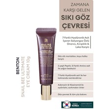 Pearl Shop Snail Bee Ultimate Eye Cream Koyu Halka Karşıtı ​​salyangoz Özlü Göz Kremi, 10 gr