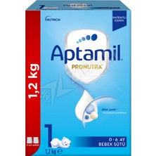 2 Adet Aptamil Bebek Sütü No:1 1200 gr
