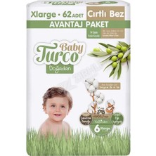 5 Adet Baby Turco Doğadan Avantaj Xl 62'li