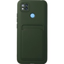 Eco Port Xiaomi Redmi 9c Kılıf Kelvin Kartvizitli Silikon - Koyu Yeşil