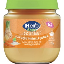 3 Adet Hero Baby Gourmet Havuçlu Pirinçli Çorba 120 gr