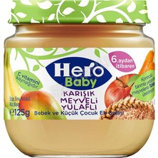 4 Adet Hero Baby Karışık Meyveli Yulaflı 120 gr