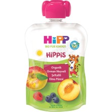 4 Adet Hipp Organik Orman Meyveli Şeftalili Elma Püresi 100 gr