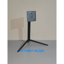 Çetinnet Bilişim 100X100MM 10X10CM Metal Vesa Pivot Monitör Ayağı Standı Yükseklik Ayarlanabilir 17-27 Inç