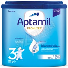 3 Adet Aptamil Devam Sütü No:3 350 gr