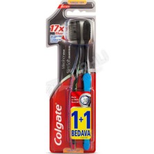 2 Adet Colgate Diş Fırçası Mikro Slim Soft Charcoal 1+1