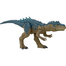 Pearl Shop Jurassic World Süper Güçlü Allosaurus Figürü, Düğmeye Basıldığında Dikenleri Açığa Çıkan, Saldırıp Isırabilen ve Kükreyebilen Aksiyon Figürü, HRX50