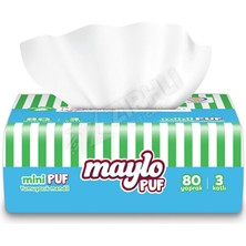 5 Adet Maylo Puf Mendil Mini 80'li