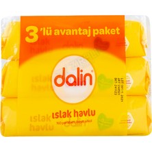 3 Adet Dalin Islak Havlu 3 Al 2 Öde