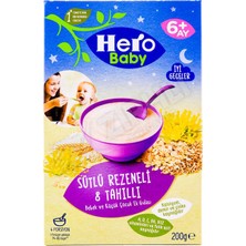 4 Adet Hero Baby Ek Besin Sütlü Rezeneli 8 Tahıllı 200 gr