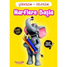 Yumurcak Yayınları Çizerim Silerim - Harflere Başla