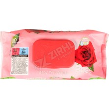 4 Adet Sleepy Islak Havlu 90'lı Gül