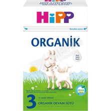 4 Adet Hipp 3 Organik Keçi Sütü Bazlı Devam Sütü 400 gr