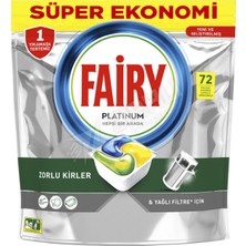 5 Adet Fairy Tablet Platinium Limon 72 Li
