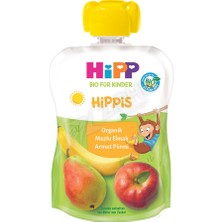 4 Adet Hipp Organik Muzlu Elmalı Armut Püresi 100 gr