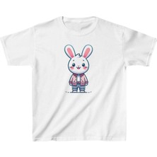 Asmedo Çocuk Baskılı T-Shirt - Beyaz