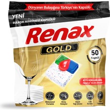 2 Adet Renax Gold Bulaşık Makinesi Kapsülü 50'li
