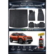 Yek Cars Renault Duster Full Hybrid 2026 Model 3D Kokusuz Havuzlu Paspas Takımı  ve 3D Bagaj Havuzu