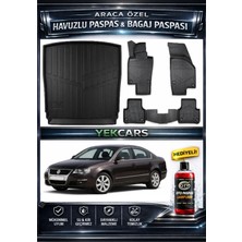Yek Cars Volkswagen Passat (B5) 2006 Model 3D Kokusuz Havuzlu Paspas Takımı  ve 3D Bagaj Havuzu