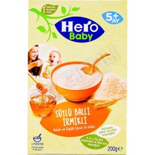 3 Adet Hero Baby Ek Besin Sütlü Ballı Irmikli 200 gr