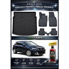 Yek Cars Seat Arona 2019 Model 3D Kokusuz Havuzlu Paspas Takımı  ve 3D Üst Bagaj Havuzu