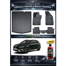 Yek Cars Fiat Egea Cross 2024 Model 3D Kokusuz Havuzlu Paspas Takımı  ve 3D Bagaj Havuzu