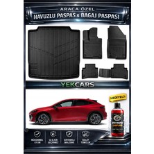 Yek Cars Renault Yeni Clio 6 2026 Model 3D Kokusuz Havuzlu Paspas Takımı  ve 3D Bagaj Havuzu