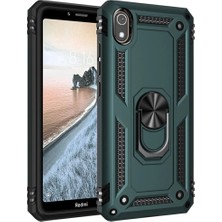 Eco Port Xiaomi Redmi 7A Kılıf Sofya Yüzüklü Silikon Kapak - Yeşil