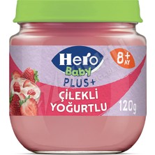 4 Adet Hero Baby Plus + Çilekli Yoğurtlu 120 gr
