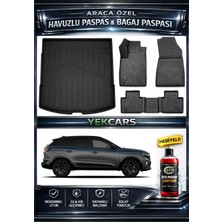 Yek Cars Renault Austral Mild Hybrid 2023 Model 3D Kokusuz Havuzlu Paspas Takımı  ve 3D Bagaj Havuzu