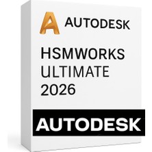 Autodesk Hsmworks Ultimate 2026 (Windows) - 1 Pc 2 Yıl Autodesk Key + Kurulum Hizmeti