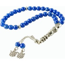 Zero Land Drnds Cam Taş Tesbih 8 mm - Lacivert