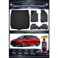 Yek Cars Hyundai I20 Jump/style 2026 Model 3D Kokusuz Havuzlu Paspas Takımı  ve 3D Bagaj Havuzu