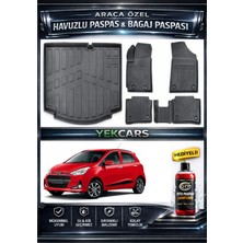 Yek Cars Hyundai I10 2017 Model 3D Kokusuz Havuzlu Paspas Takımı  ve 3D Bagaj Havuzu