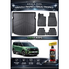 Yek Cars Ford Courier 2026 Model 3D Kokusuz Havuzlu Paspas Takımı  ve 3D Bagaj Havuzu