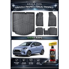 Yek Cars Hyundai I10 2026 Model 3D Kokusuz Havuzlu Paspas Takımı  ve 3D Bagaj Havuzu