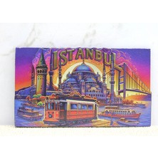 Özssay Ahşap Istanbul Temalı Magnet - Model 9