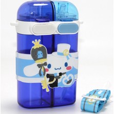 Özssay Cinnamoroll Figürlü Çift Bölmeli Pipetli Suluk