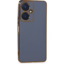 Eco Port Vivo Y27 Kılıf Volet Silikon - Mavi