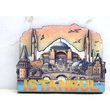 Özssay Ahşap Istanbul Temalı Magnet - Model 6