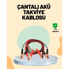 Astraltech 1200 Amper Jumper Kablo 2 Metre Bakır Uçlu Araç Takviye Seti