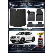 Yek Cars Nissan Juke 2026 Model 3D Kokusuz Havuzlu Paspas Takımı  ve 3D Alt Bagaj Havuzu