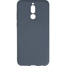 Eco Port Huawei Mate 10 Lite Kılıf Nano Içi Kadife Silikon - Gri